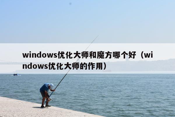 windows优化大师和魔方哪个好（windows优化大师的作用）