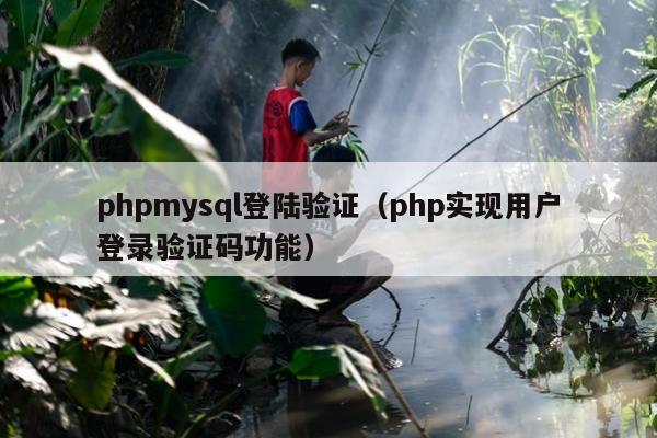 phpmysql登陆验证（php实现用户登录验证码功能）