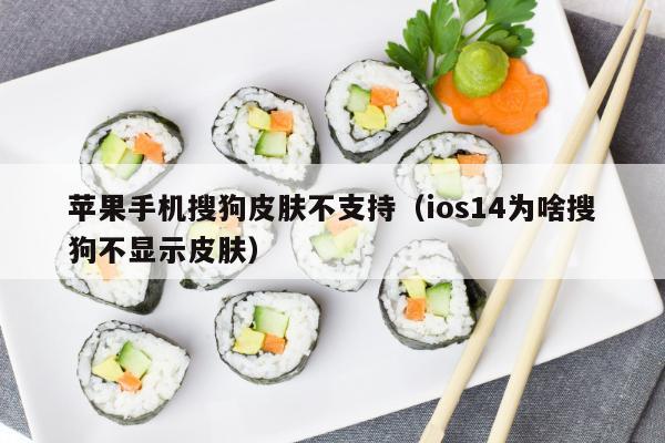 苹果手机搜狗皮肤不支持（ios14为啥搜狗不显示皮肤）