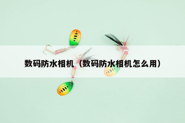 数码防水相机（数码防水相机怎么用）