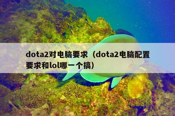 dota2对电脑要求（dota2电脑配置要求和lol哪一个搞）