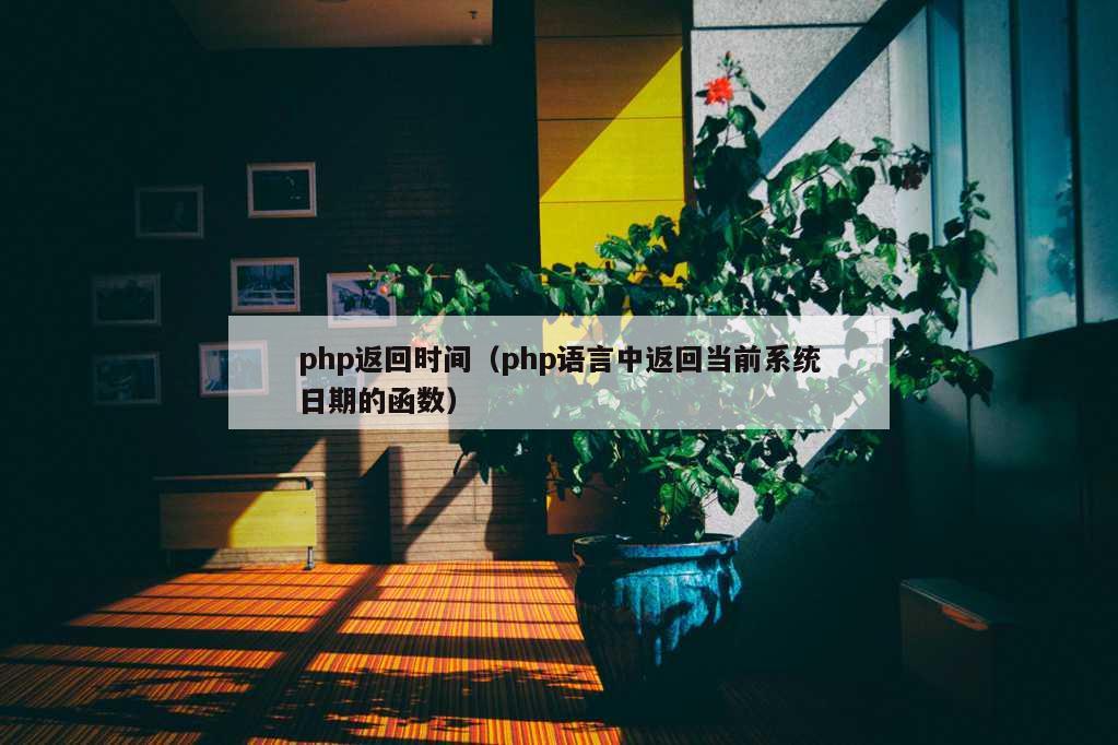 php返回时间（php语言中返回当前系统日期的函数）