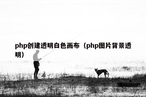 php创建透明白色画布（php图片背景透明）