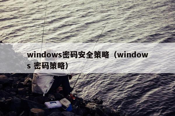 windows密码安全策略（windows 密码策略）