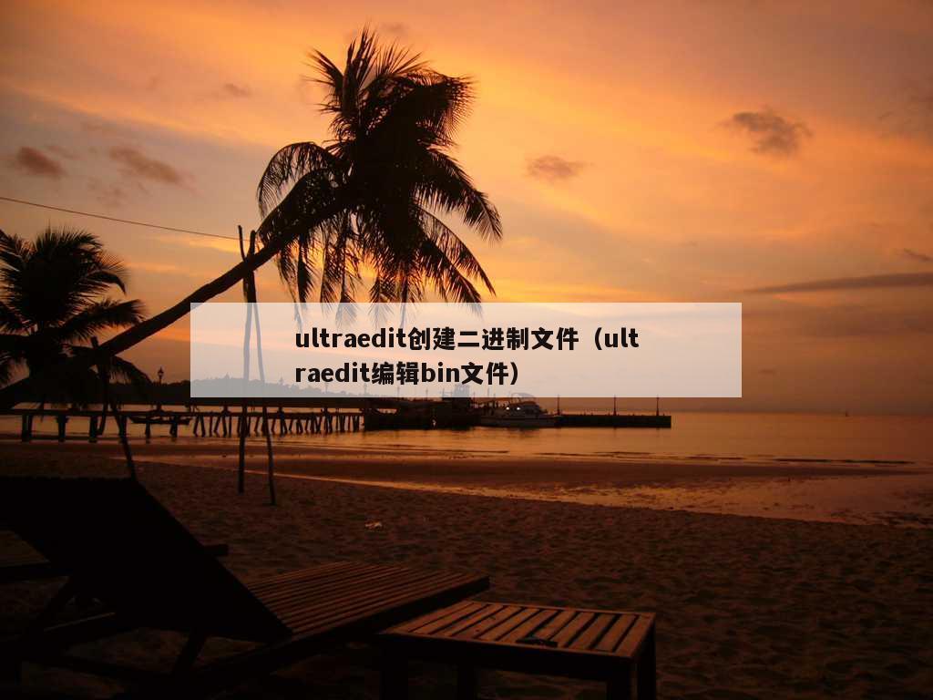 ultraedit创建二进制文件（ultraedit编辑bin文件）