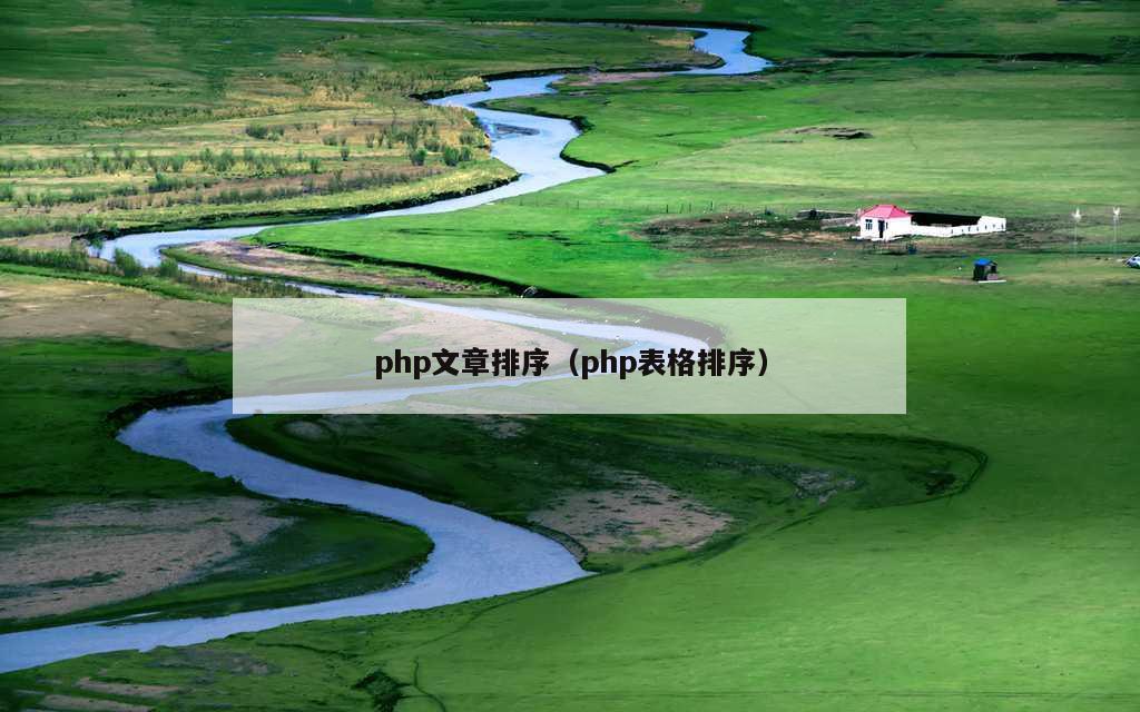 php文章排序（php表格排序）