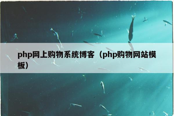 php网上购物系统博客（php购物网站模板）