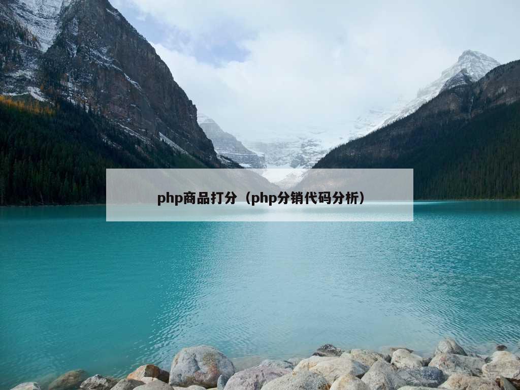 php商品打分（php分销代码分析）