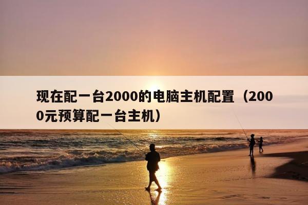 现在配一台2000的电脑主机配置（2000元预算配一台主机）