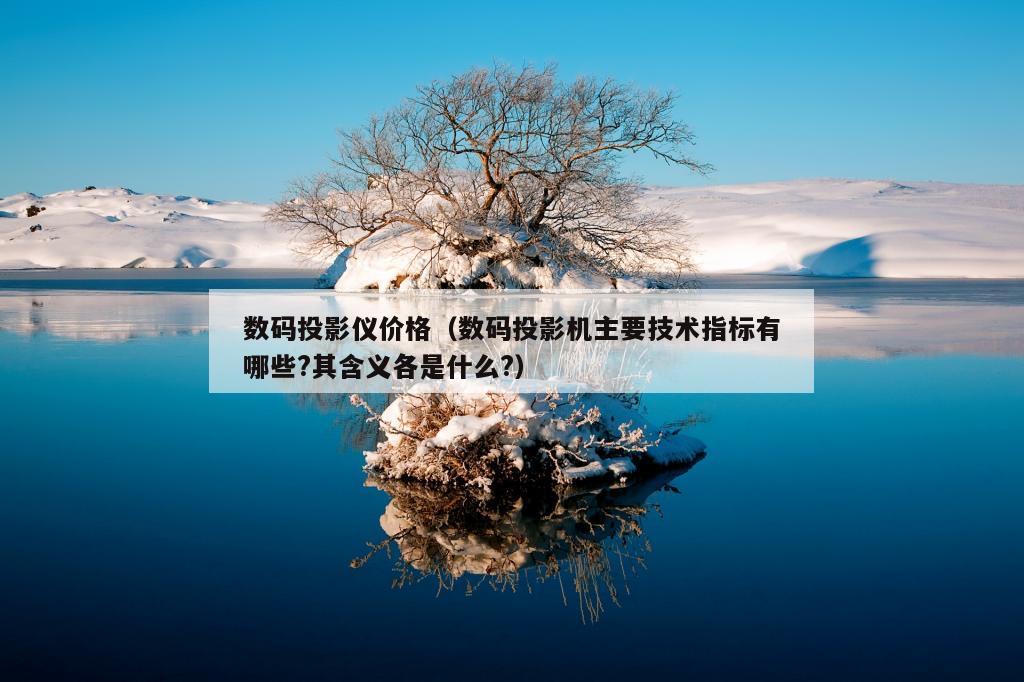 数码投影仪价格（数码投影机主要技术指标有哪些?其含义各是什么?）