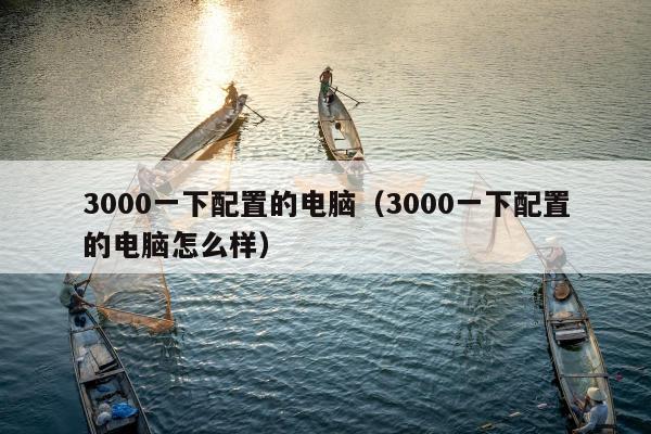 3000一下配置的电脑（3000一下配置的电脑怎么样）