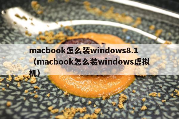 macbook怎么装windows8.1（macbook怎么装windows虚拟机）