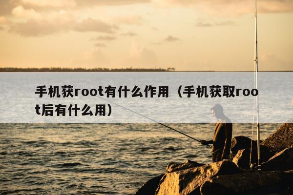 手机获root有什么作用（手机获取root后有什么用）