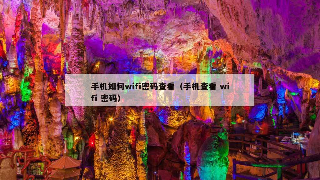 手机如何wifi密码查看（手机查看 wifi 密码）