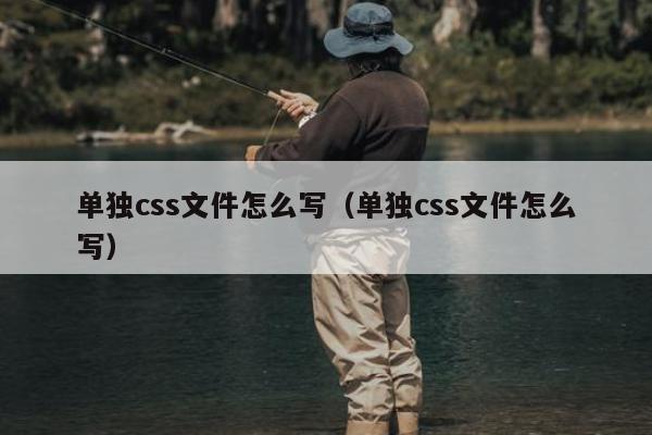 单独css文件怎么写（单独css文件怎么写）