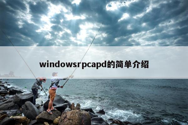 windowsrpcapd的简单介绍