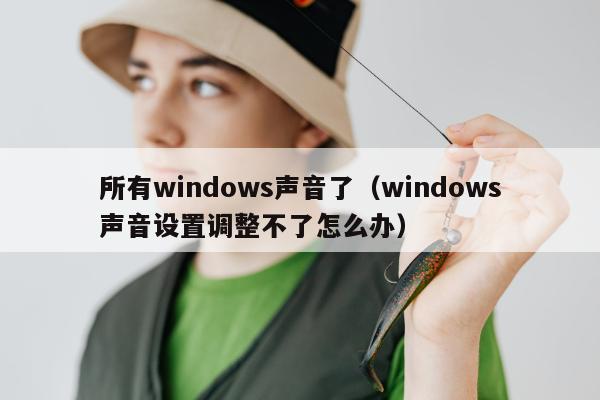 所有windows声音了（windows声音设置调整不了怎么办）