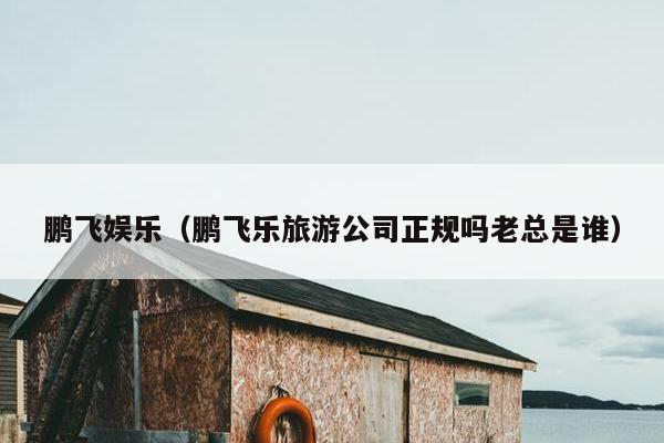 鹏飞娱乐（鹏飞乐旅游公司正规吗老总是谁）