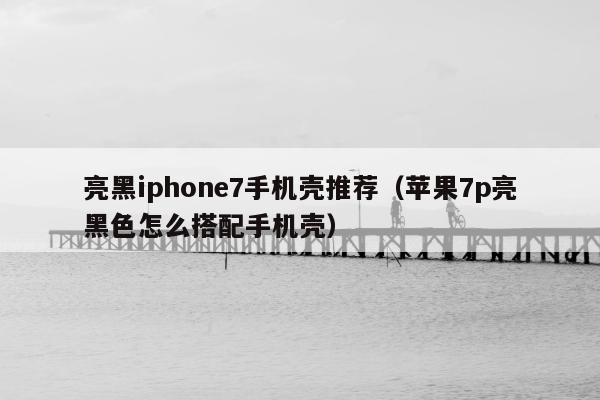 亮黑iphone7手机壳推荐（苹果7p亮黑色怎么搭配手机壳）