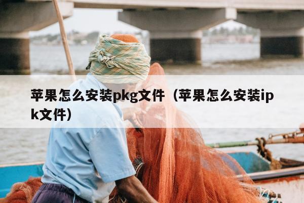 苹果怎么安装pkg文件（苹果怎么安装ipk文件）