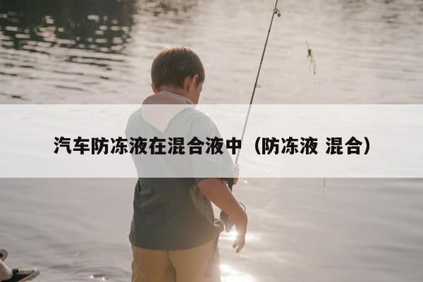 汽车防冻液在混合液中（防冻液 混合）