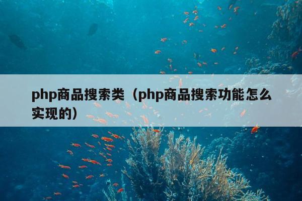 php商品搜索类（php商品搜索功能怎么实现的）