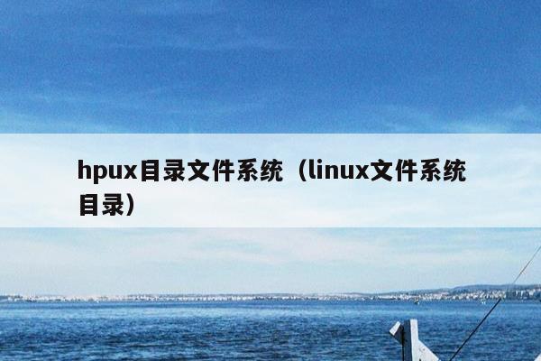 hpux目录文件系统（linux文件系统目录）