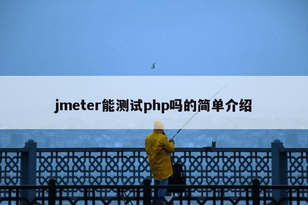 jmeter能测试php吗的简单介绍