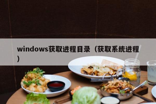 windows获取进程目录（获取系统进程）