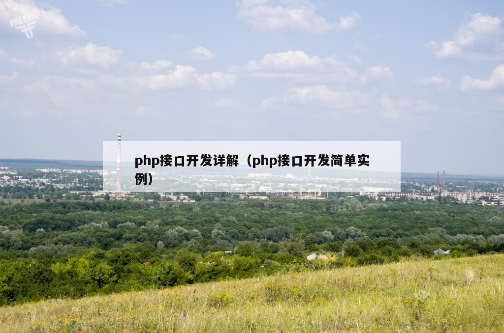 php接口开发详解（php接口开发简单实例）