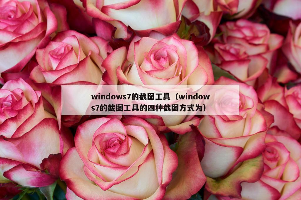 windows7的截图工具（windows7的截图工具的四种截图方式为）