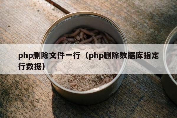 php删除文件一行（php删除数据库指定行数据）