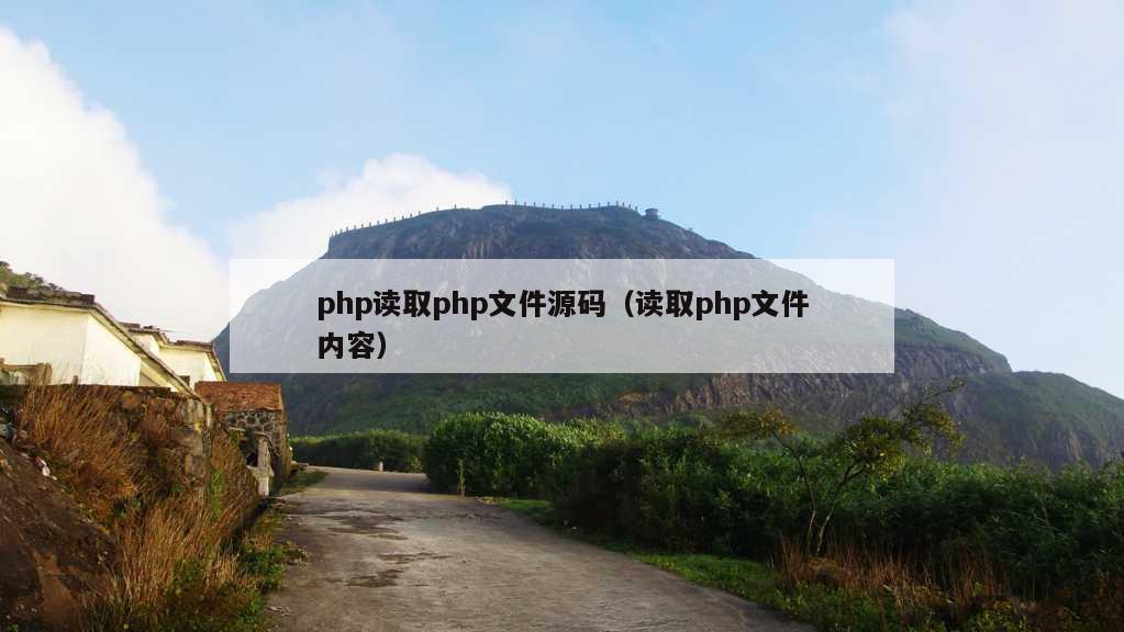 php读取php文件源码（读取php文件内容）