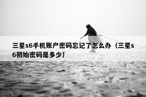 三星s6手机账户密码忘记了怎么办（三星s6初始密码是多少）