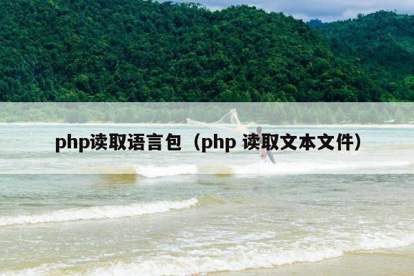 php读取语言包（php 读取文本文件）