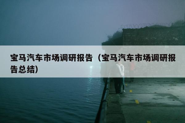 宝马汽车市场调研报告（宝马汽车市场调研报告总结）