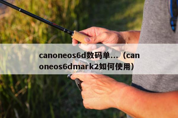 canoneos6d数码单...（canoneos6dmark2如何使用）