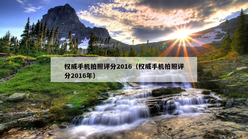 权威手机拍照评分2016（权威手机拍照评分2016年）