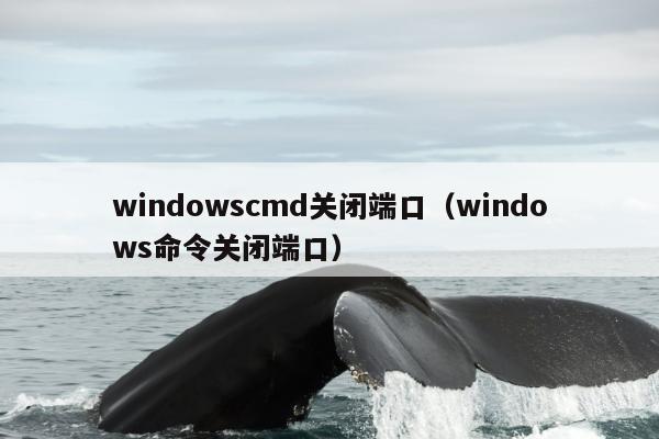 windowscmd关闭端口（windows命令关闭端口）