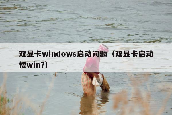 双显卡windows启动问题（双显卡启动慢win7）