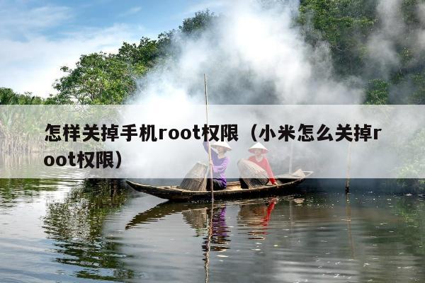 怎样关掉手机root权限（小米怎么关掉root权限）