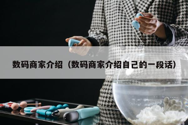 数码商家介绍（数码商家介绍自己的一段话）