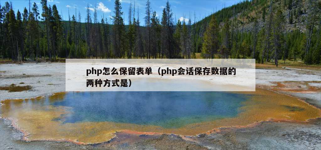 php怎么保留表单（php会话保存数据的两种方式是）