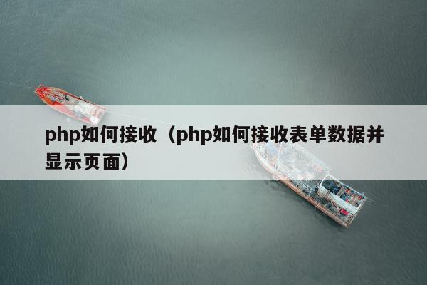 php如何接收（php如何接收表单数据并显示页面）