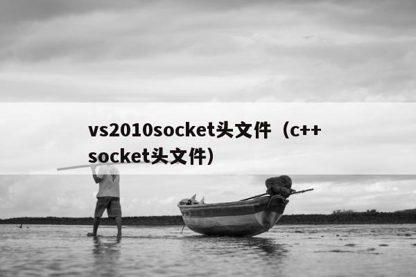 vs2010socket头文件（c++ socket头文件）