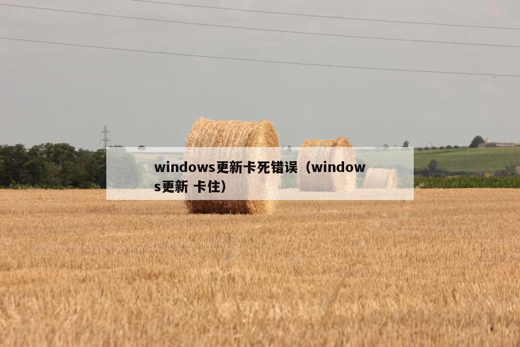 windows更新卡死错误（windows更新 卡住）