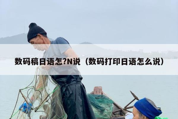 数码稿日语怎?N说（数码打印日语怎么说）