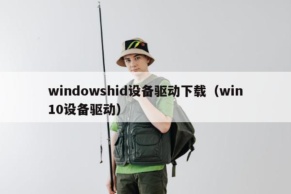 windowshid设备驱动下载（win10设备驱动）