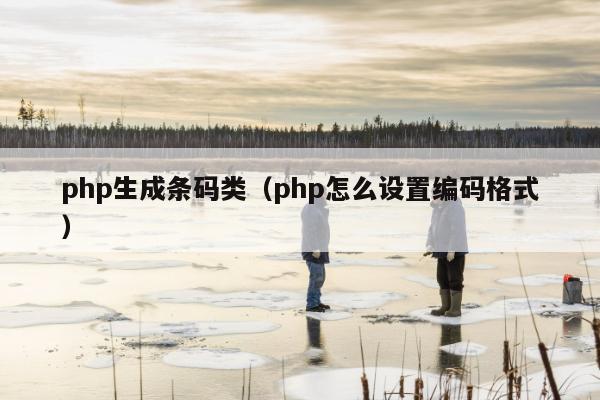 php生成条码类（php怎么设置编码格式）