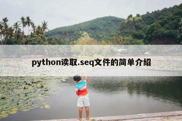 python读取.seq文件的简单介绍